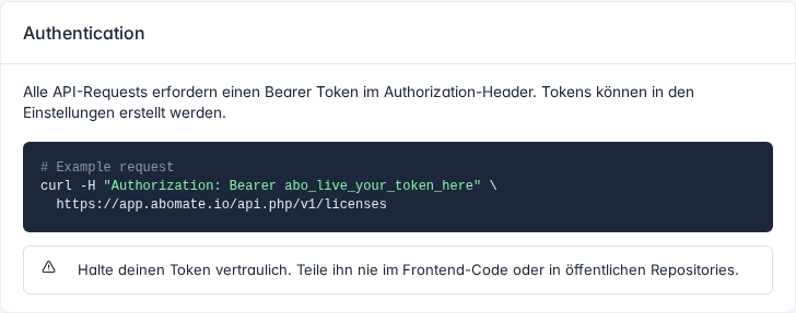 API-Dokumentation – Endpunkte