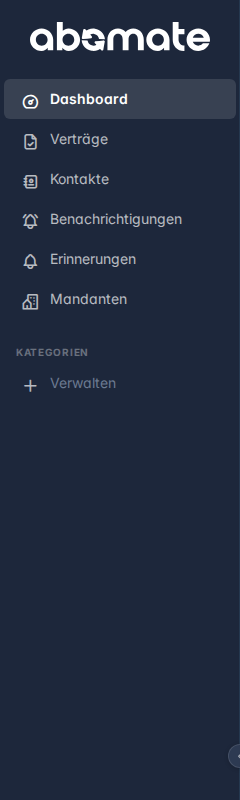 Abomate – Sidebar Navigation