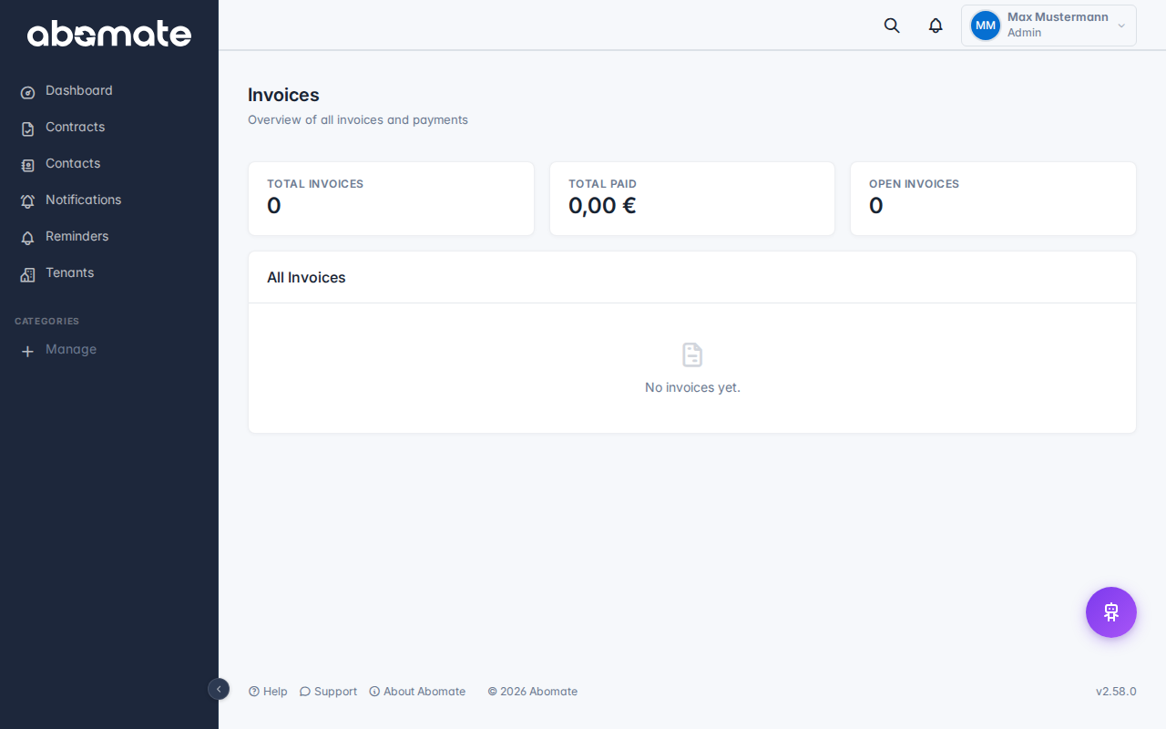 Invoices – Overview
